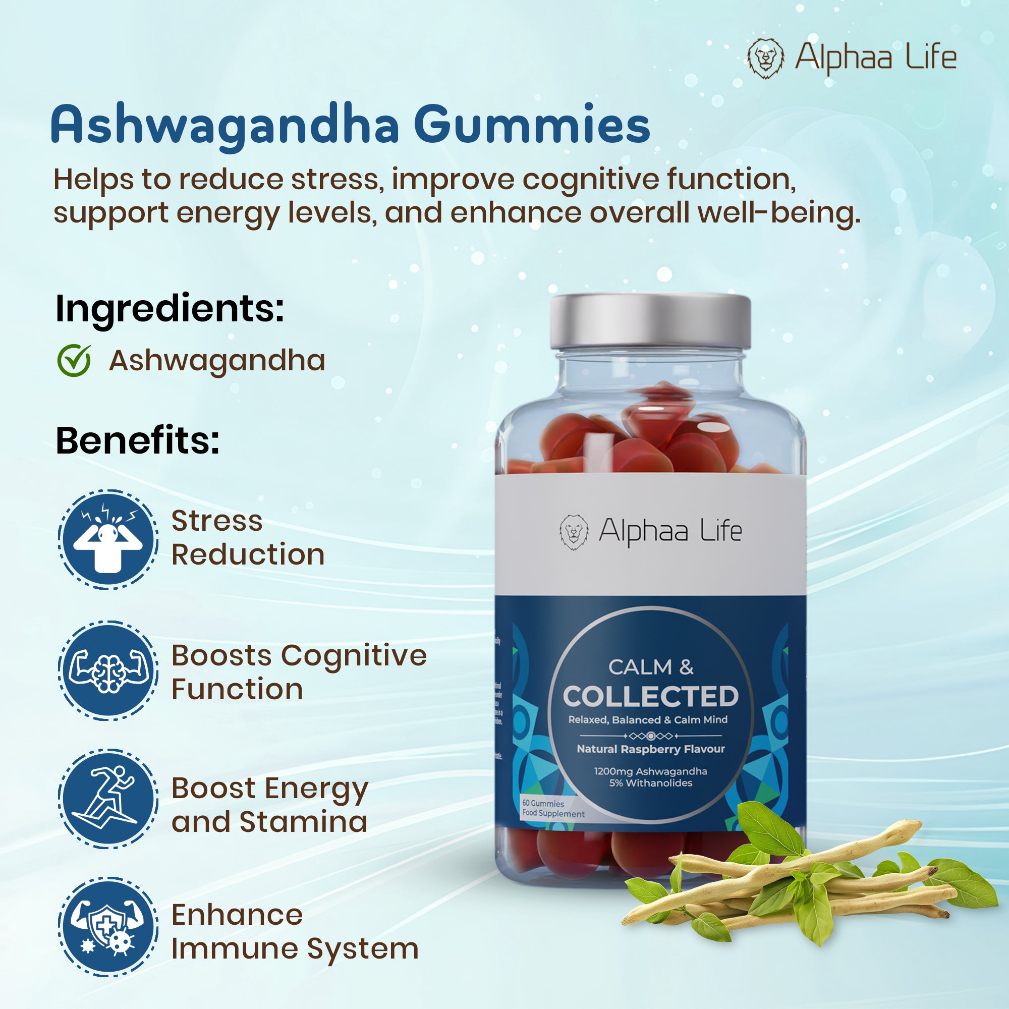 Calm and Collected - Ashwagandha Gummies